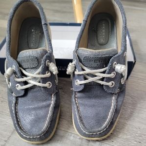 Navy Sperry Boat Shoes